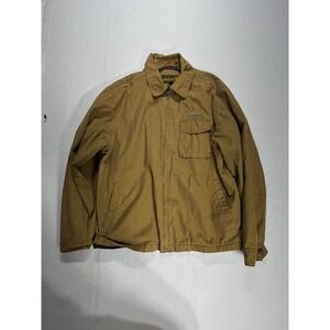 Timberland Men's Khaki Canvas Utility Jacket Size XL